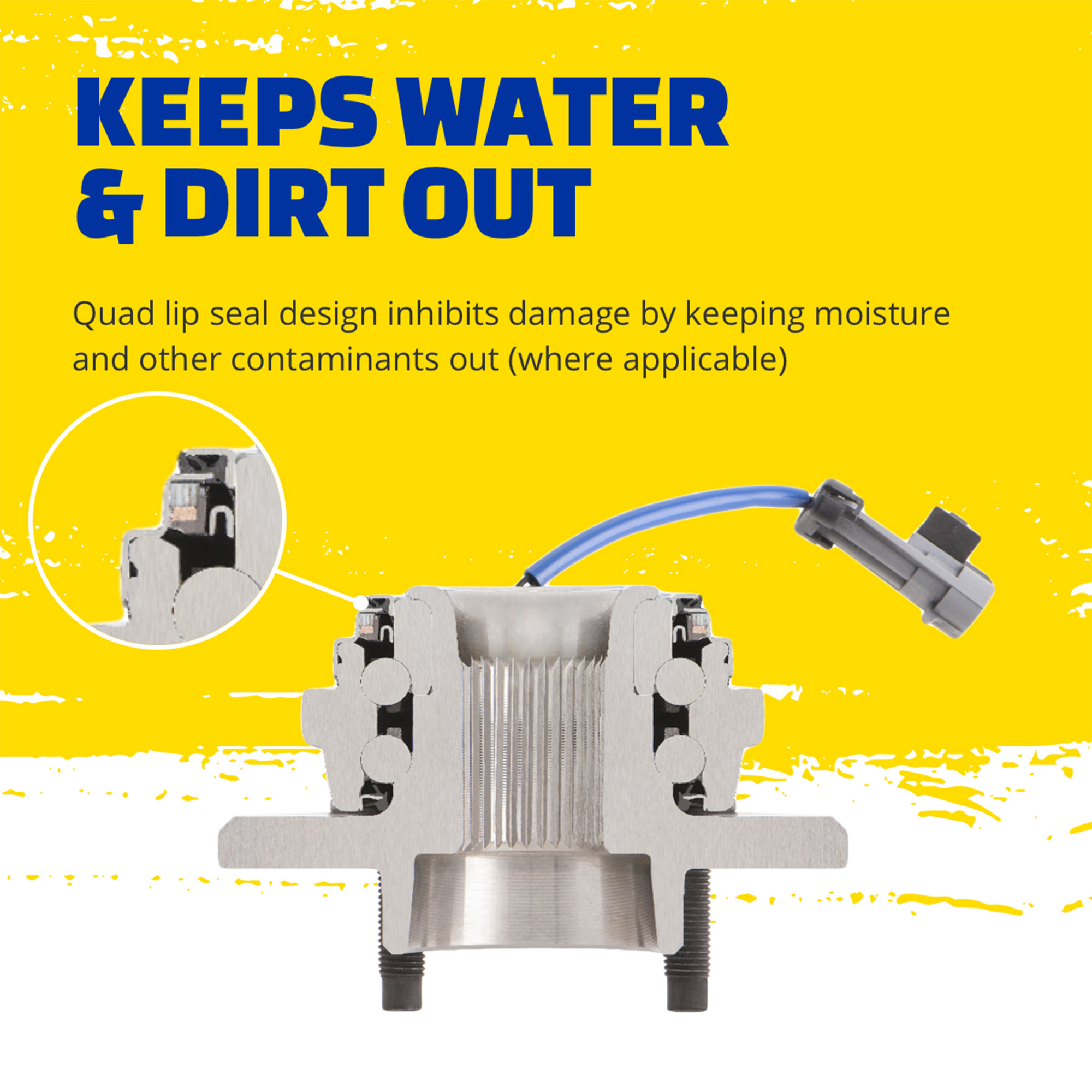 MOOG 513265 Wheel Bearing and Hub Assembly Fits select: 2004-2009  