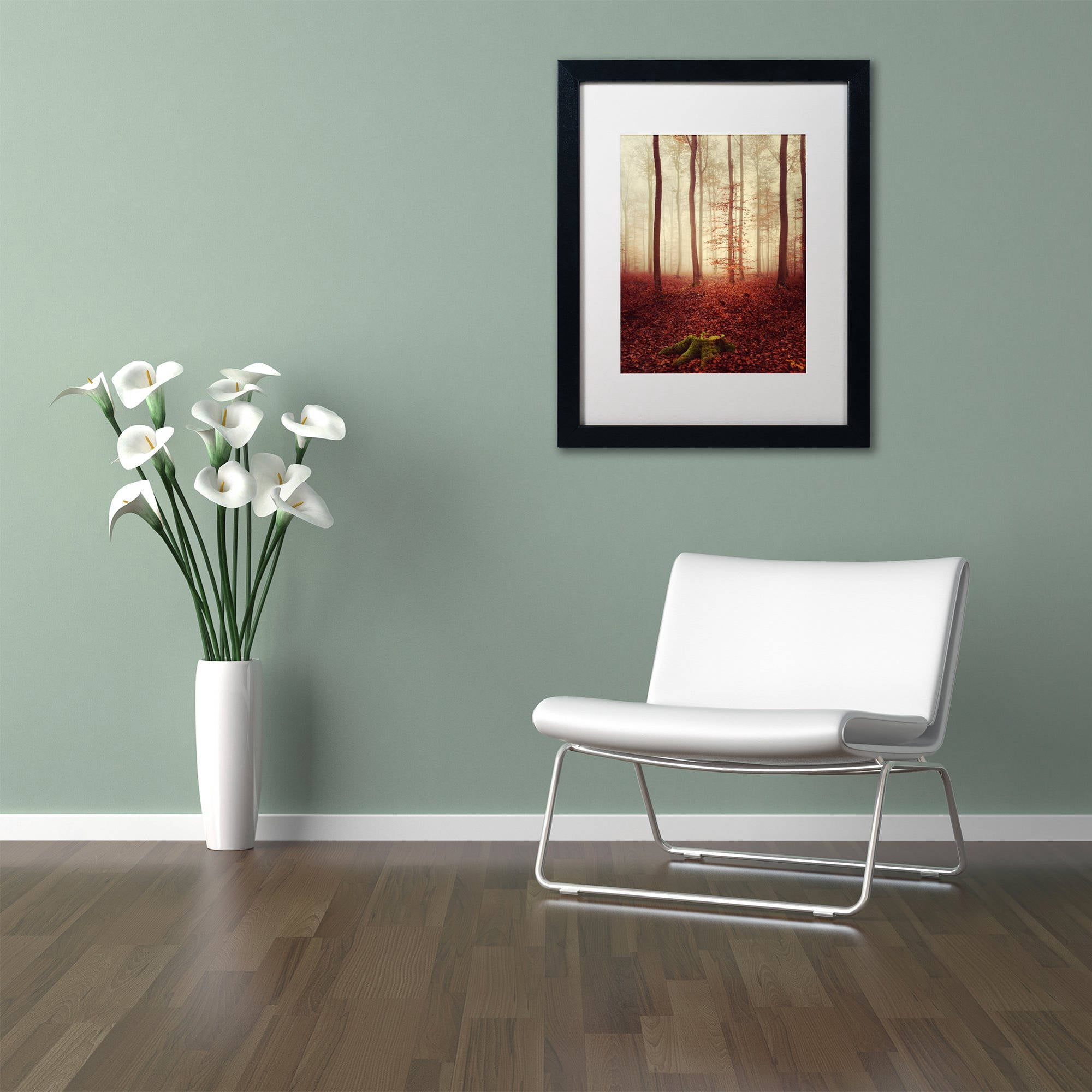 Trademark Fine Art "Land of the Free" Canvas Art by Philippe Sainte-Laudy White Matte, Black Frame
