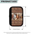 thumbnail image 6 of SEANATIVE Aztec Horse Refrigerator Door Handle Covers Set of 2 Ethnic Geometric Kitchen Appliance Handle Protector for Fridge Oven Microwave Dishwasher Soft Fridge Handle Covers, 6 of 7