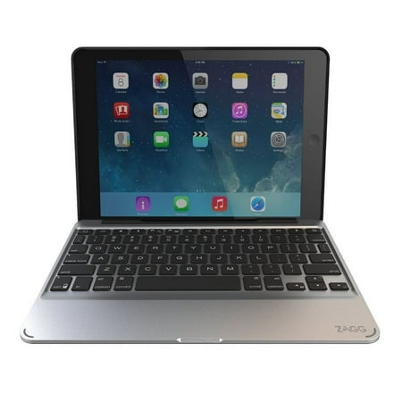 ZAGG Slim Book Ultrathin Case, Hinged with Detachable Backlit Keyboard for iPad mini 2 / iPad mini 3 -