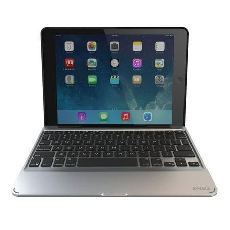 Zagg Ipad Mini Case ZAGG Slim Book Ultrathin Case, Hinged with Detachable Backlit Keyboard for iPad mini 2 / iPad mini 3 - Black ()