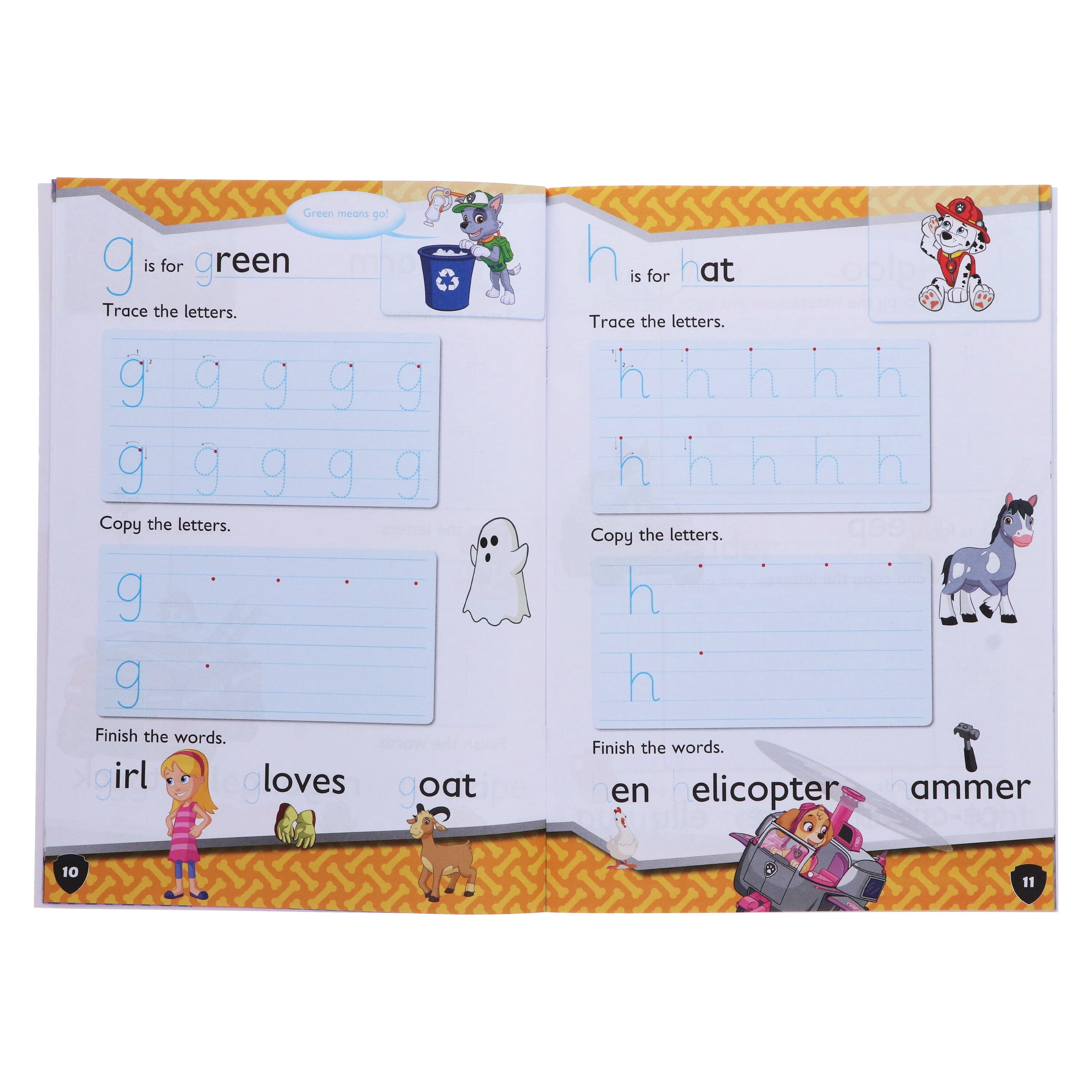 Paw Patrol Get set for school Activity Books By Collins 12 Books - Ages 3-4 - Paperback