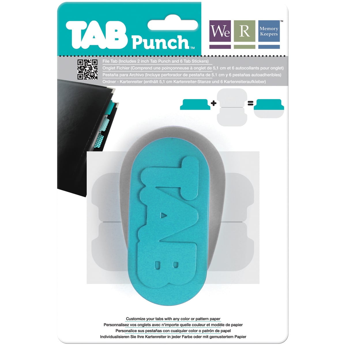 HAUSTGO File Tab Punch, File Tab Puncher for Paper Crafts, File Tab Craft  Punch for Scrapbooking, Bullet Journals, Bible Tabs, Making Cards,  Planners, Billing Hanging Files : : Toys