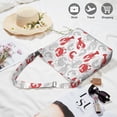 Stylish Lobster Print Crossbody Shoulder Bag Lightweight Adjustable — free download