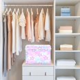 thumbnail image 6 of 40L Lidded Home Storage Bins Foldable Storage Box with Handle for Home Bedroom Closet, Star Printed, 6 of 7