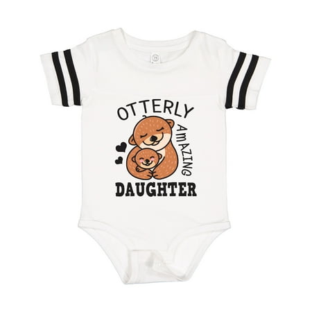 

Inktastic Mothers Day Otterly Amazing Daughter Gift Baby Girl Bodysuit