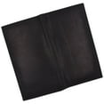 thumbnail image 4 of Marshal Wallet Unisex Leather Bifold Wallet, Black, 4 of 8