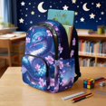 thumbnail image 3 of Yuyamidu Cherry Blossom Snake Kids Bookbag Set 4Pcs for 3rd-5th Grade Girls, Elementary School Backpack with Lunch Bag, Pencil Case and Water Bottle Bag, 3 of 7