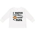 thumbnail image 3 of Inktastic I Watch Football with My Papa Boys Long Sleeve Toddler T-Shirt, 3 of 5