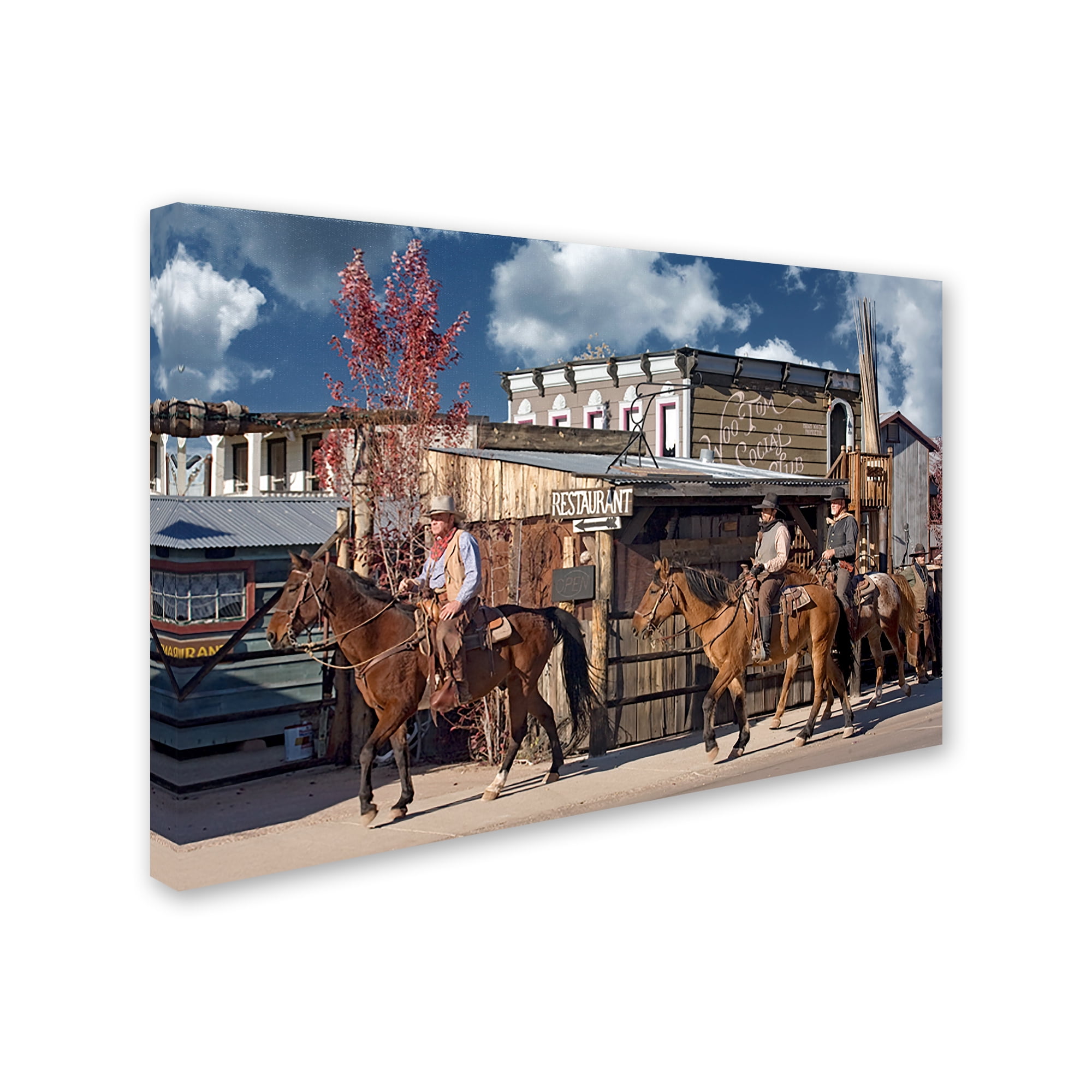 Trademark Fine Art 'Williams Cowboys' Canvas Art by Mike Jones Photo