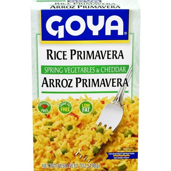 GOYA Rice Primavera Spring Vegetables & Cheddar 7 Oz