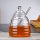 thumbnail image 3 of 1 Juego de Recipientes para Almacenar Miel en Forma de Panal de Vidrio de Borosilicato Alto con Cucharón y Tapa, Ideal para Fiestas en Casa L, 3 of 5