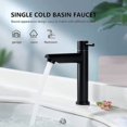 thumbnail image 3 of TG Bathroom Faucet Matte Black Basin, 3 of 4