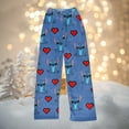 Christmas Pajamas Pants Hello Kitty Stitch Pajamas Pants for Men Women Cartoon Cat Print Pajamas