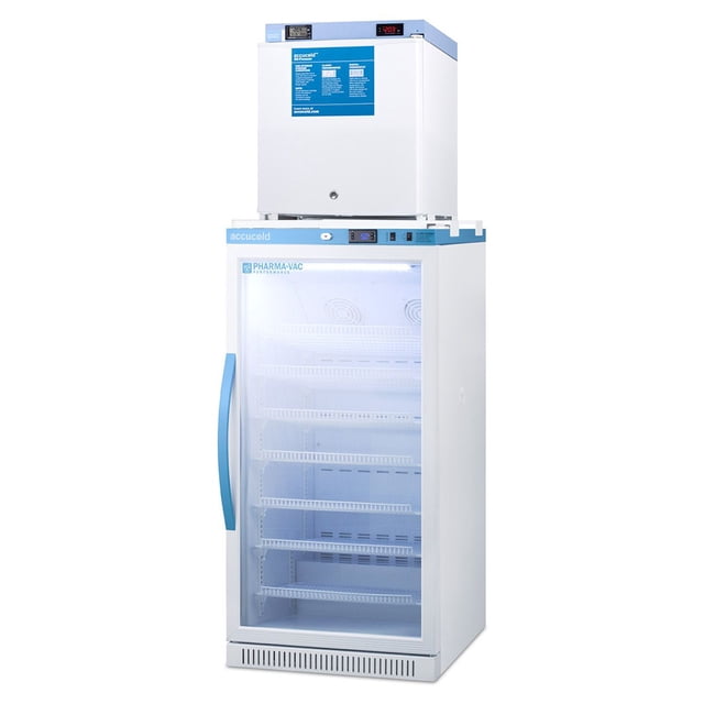 Accucold ARG8PV-FS24LSTACKMED Réfrigérateur/congélateur Médical 9,4 Pi3 Combo - Blanc, 115 V