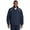True Navy/White, variant on Men's 1/2-Zip Wind Shirt - JST75