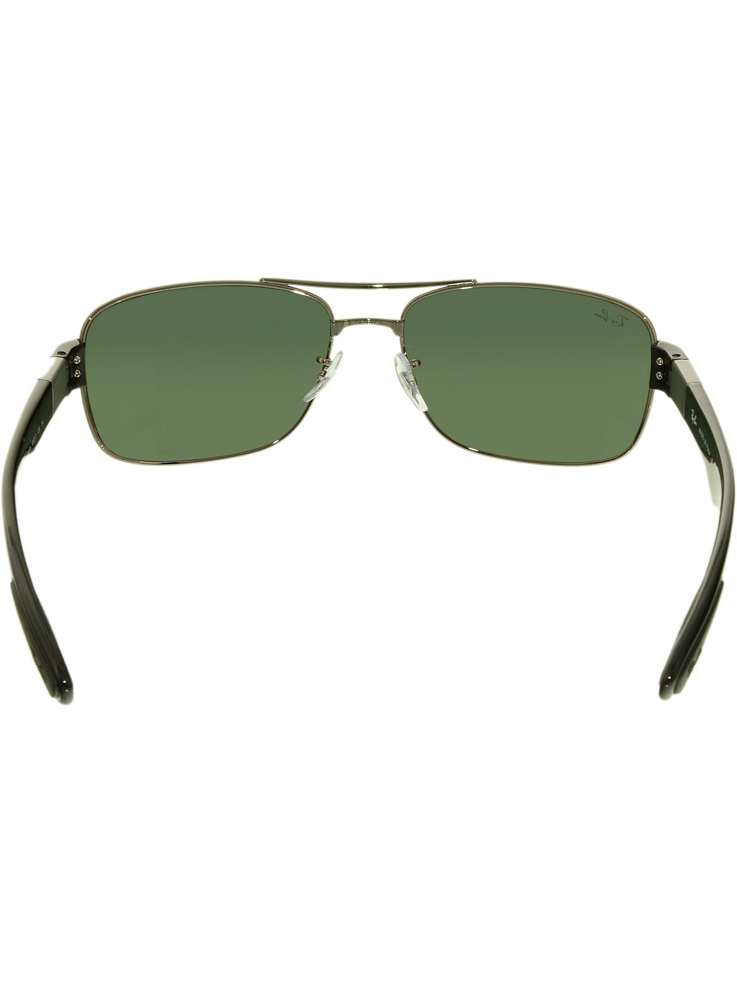 Ray-Ban Men's RB3522 RB3522-004/71-61 Silver Rectangle Sunglasses