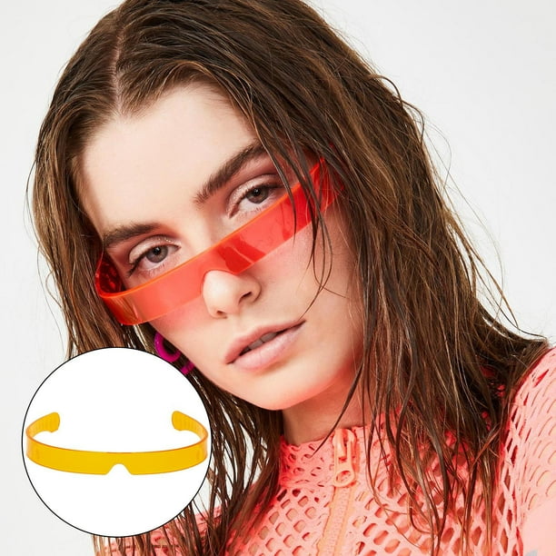 Montura Gafas de Sol Baoblaze UV400 Proteger Sin Marco Naranja