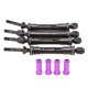 thumbnail image 2 of Juego de acoplador de eje de transmisión CVD, Kit combinador de eje delantero y trasero Cardan para coche RC para camión corto Traxxas Slash 727, 2 of 8