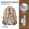 thumbnail image 5 of Cute Cartoon Dog Backpack for School,Cute School Bag,Schoolbag with Adjustable Shoulder Straps & Padded Back,15.3"x11"x7.1"., 5 of 6