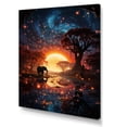 thumbnail image 2 of Designart "Safari Celestial in Africa II" African Wall Art Print, 2 of 5