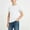 White, variant on Piuwrlz 4 T Boys Short T-Shirts Sleeve Toddler Plain Shirts Tops Boy Comfortable Crew Neck Pullover T Shirts Beige Size 3-4 Years