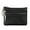 Black, variant on Women's Leather Coin Purse Mini Pouch Change Wallet with Keychain