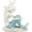 Sitting on Seabed, variant on ANHXN Nautical Blue Tailed Siren Mermaid with Seashell and Starfish Statue Ocean  Princess Coastal Beach Under The Sea Decorative Accent
