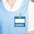 thumbnail image 3 of Milageto Nurse Badge Card Holder Decorative 3.3inchx3.2inch Nursing Accessories Lake Blue, 3 of 5