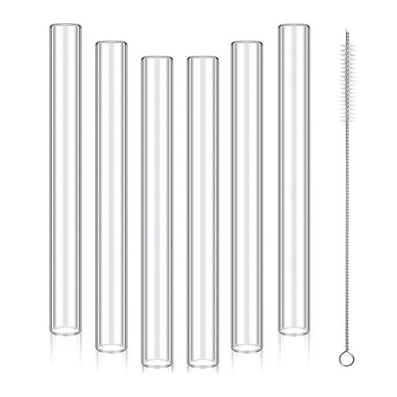 4inch Long Glass Borosilicate Blowing Tubes Industrial Glass Tubes for Glass Blowing 12x2mm Thick Wall Clear Glass Pipe