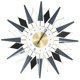 thumbnail image 3 of Decoración del reloj, reloj de pared Reloj de pared creativo moderno Reloj colgante moderno Artesanía superior, 3 of 8