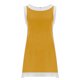 thumbnail image 5 of Vestido de Verano de Manga Corta de las Mujeres Cuello Redondo Cuello en V Sólido Casual Mini Patinador Vestido de Dos Piezas, Falda de Verano Corta, 5 of 6