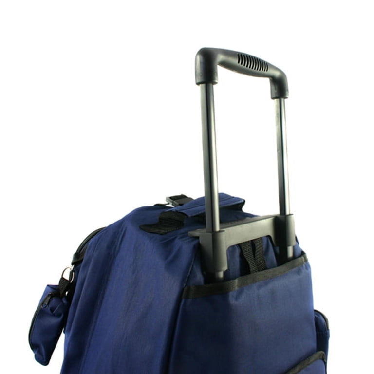 bleu trolley laptop backpack bag black blue-tb-513 Thin Blue Line American Flag The durable construction and smooth Fuliya Customize New Black Blue