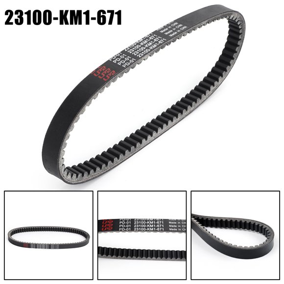 Courroie de Transmission Premium 23100-KM1-671 pour Honda CH250 Elite CN250 Helix Spazio