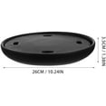thumbnail image 4 of 10Inch Matte Black Dry Ice Plate, Melamine Japanese Sushi Tray Food Serving Dish, Dry Ice Food Platter for Home Restaurant Seafood, Meat, Vegetables Preservation$$Home Decor, Kitchen, & Other, 4 of 9