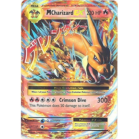 Pokemon Mega Charizard Ex 13108 Xy Evolutions Holoyou Will Receive The Holo Version Of This Card By Pokmon