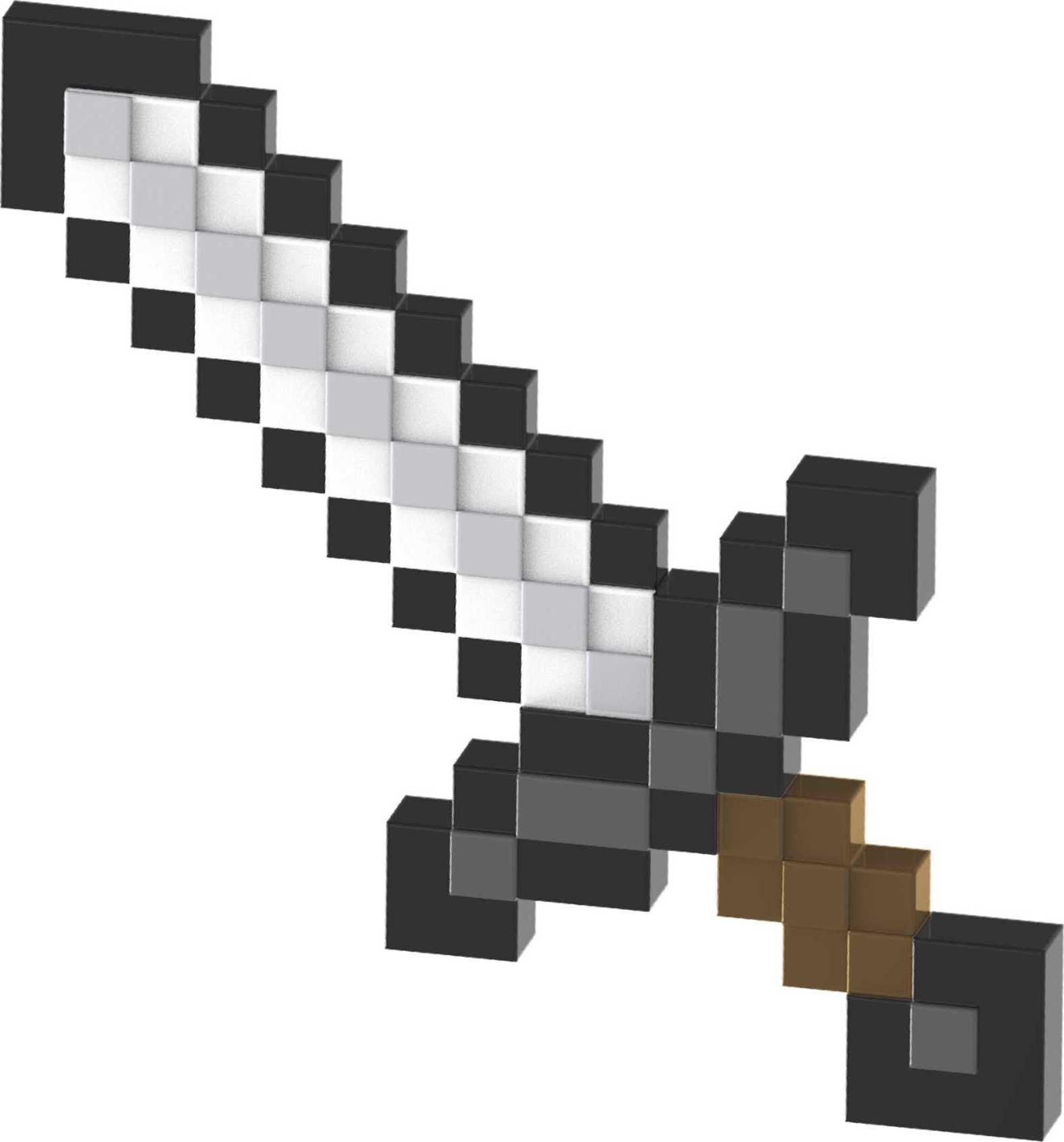 Transparent Minecraft Diamond Sword Png - Iron Sword Minecraft