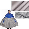 thumbnail image 3 of Ligero Ciclismo Poncho de lluvia Transpirable Bicicleta con capucha Impermeable Capa de lluvia con tiras reflectoras (azul), 3 of 5