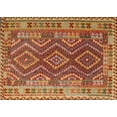 thumbnail image 1 of Ahgly Company Machine Washable Indoor Rectangle Contemporary Gold Area Rugs, 2' x 5', 1 of 7