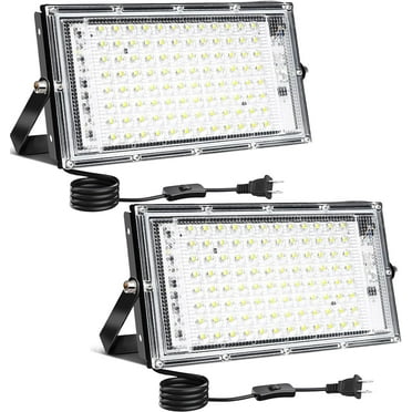Ouside ‎Corded Electric Spotlight Floodlights, 9.85 in, 2 Pieces