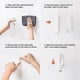 thumbnail image 3 of 15-Hooks, 30-Strips, Clear Small Wire Toggle Hooks Value Pack, Organize Damage-Free Utility Hooks, Hanging Hooks Heavy Duty with Adhesive Strips, 3 of 4