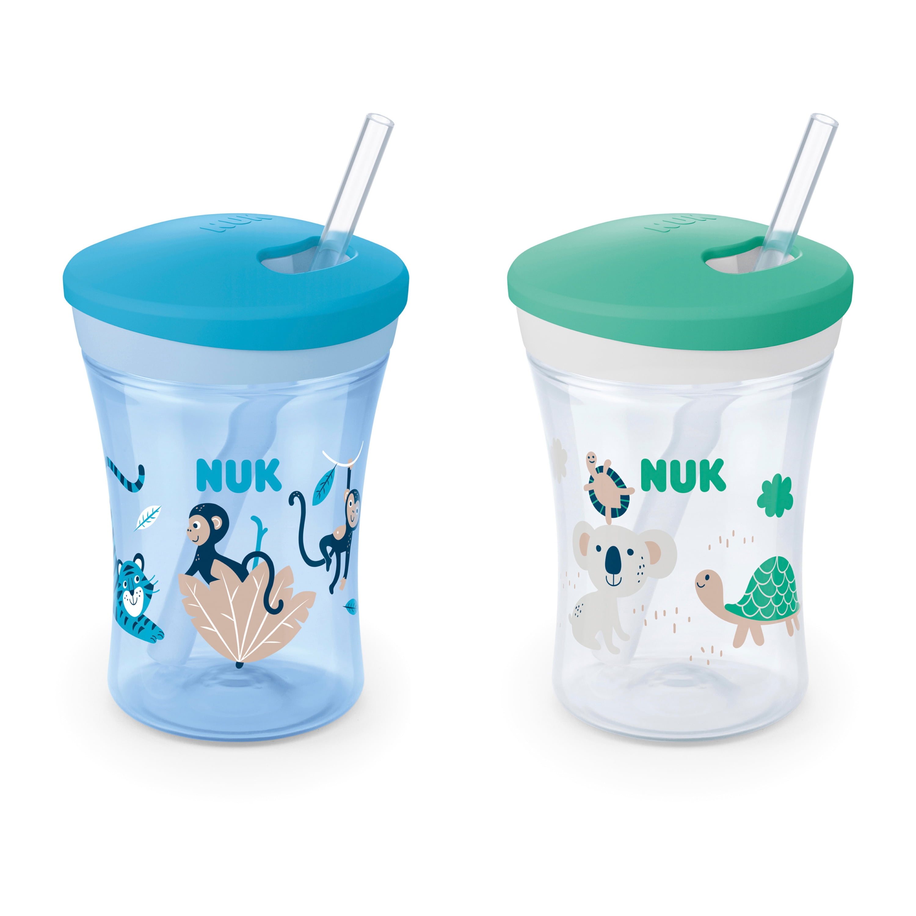 NUK Evolution Straw Cup, 8 oz., 2Pack