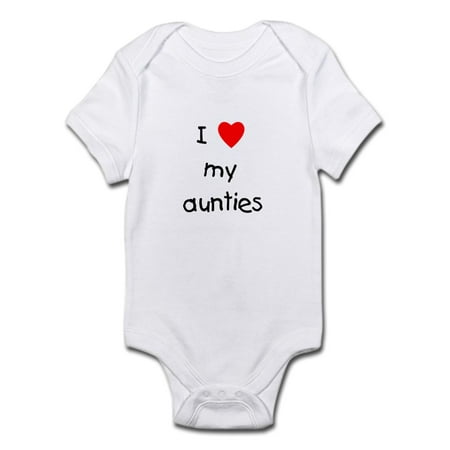 

CafePress - I Love My Aunties Infant Bodysuit - Baby Light Bodysuit
