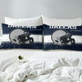 thumbnail image 4 of Erosebridal Sports Sheet Set Twin Teens, American Football Bedding Sets Twin Size, Navy Grey, 3 Pieces (Top Sheet, Fitted Sheet, Pillowcase), 4 of 6