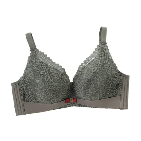 Lace Bra for Womens Wireless Comfort Brassiere Sexy Bras Light Padded Lingerie Full Coverage Everyday Bras
