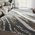 thumbnail image 2 of Abani Aspen Collection ASP160A Contemporary Gray Marble Area Rug, 2 of 6