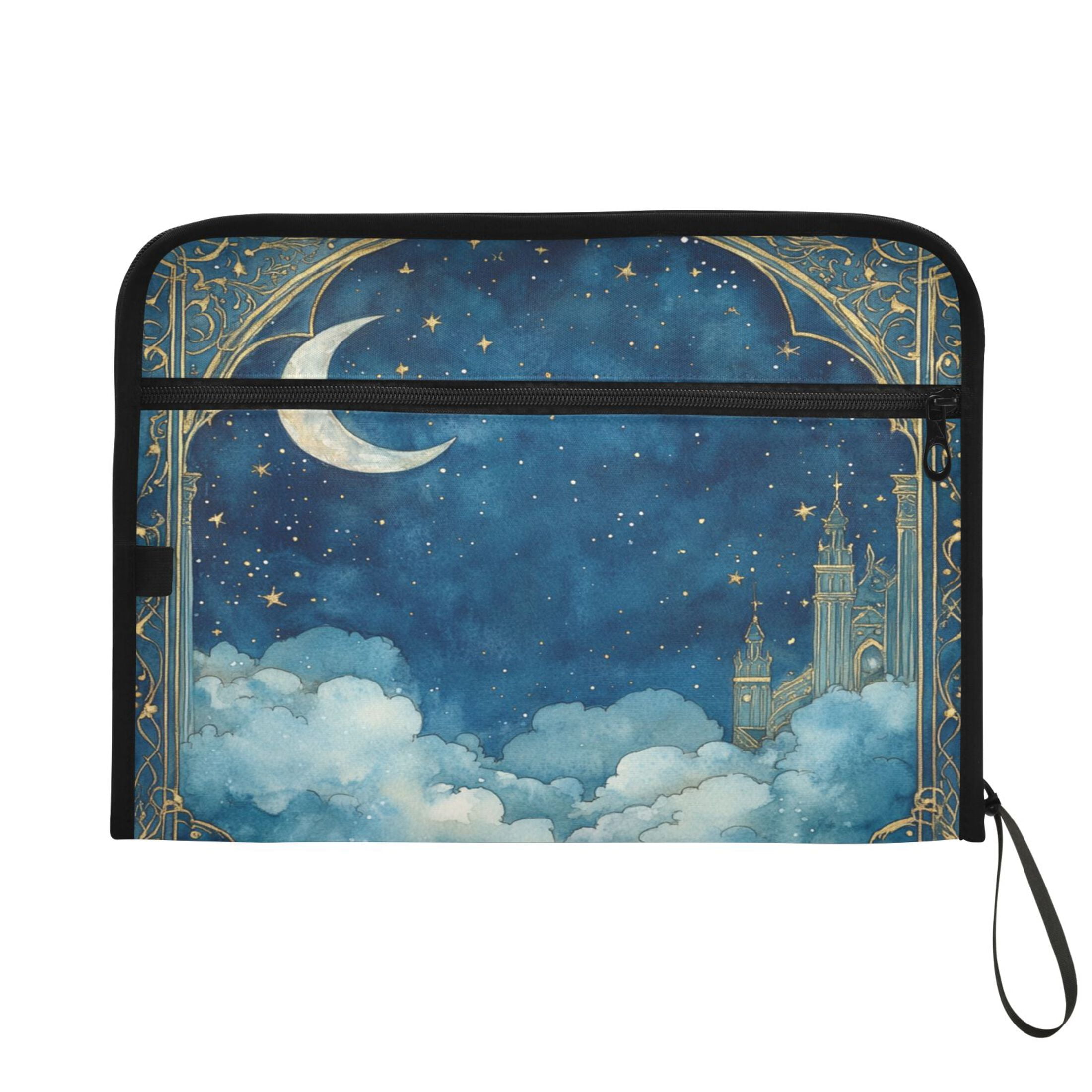 WOBOGO Fantasy Palace Expanding File Folder Letter Size Accordion Filing Organizer 13 Pocket Separate Organ Pocket