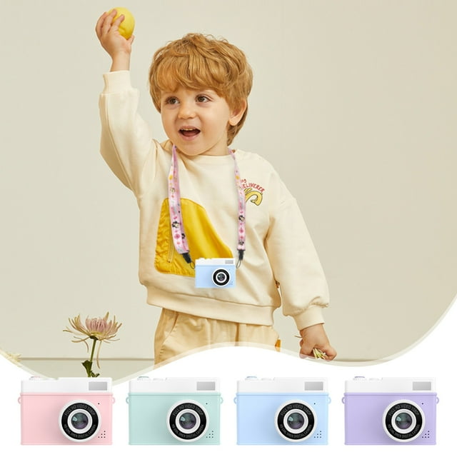 Xihbxyly Artículo En Liquidación Cámara Frontal y Trasera Dual Grabación de Video Alta Definición con Enfoque Automático y Cámara Digital de Larga Duración para Niños Estudiantes