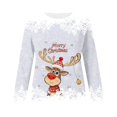 thumbnail image 4 of KANG Print Casual Crewneck Pullover Sweater Soft Warm Winter Holiday Graphic Long Sleeve For Ladies Cozy Loungewear Outfit, 4 of 4