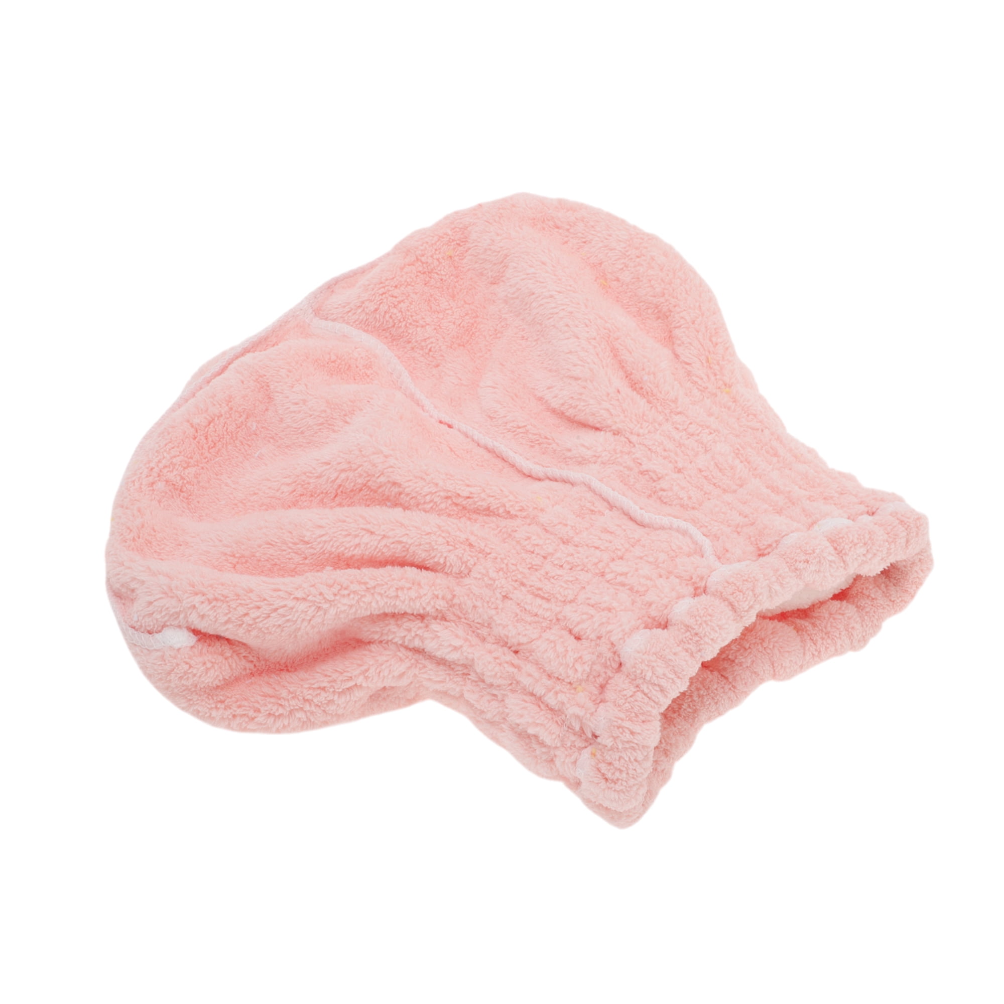 Unique Bargains 1pc Water-absorbent Bow Hair Drying Towel 10.24"x11.81" Light Pink